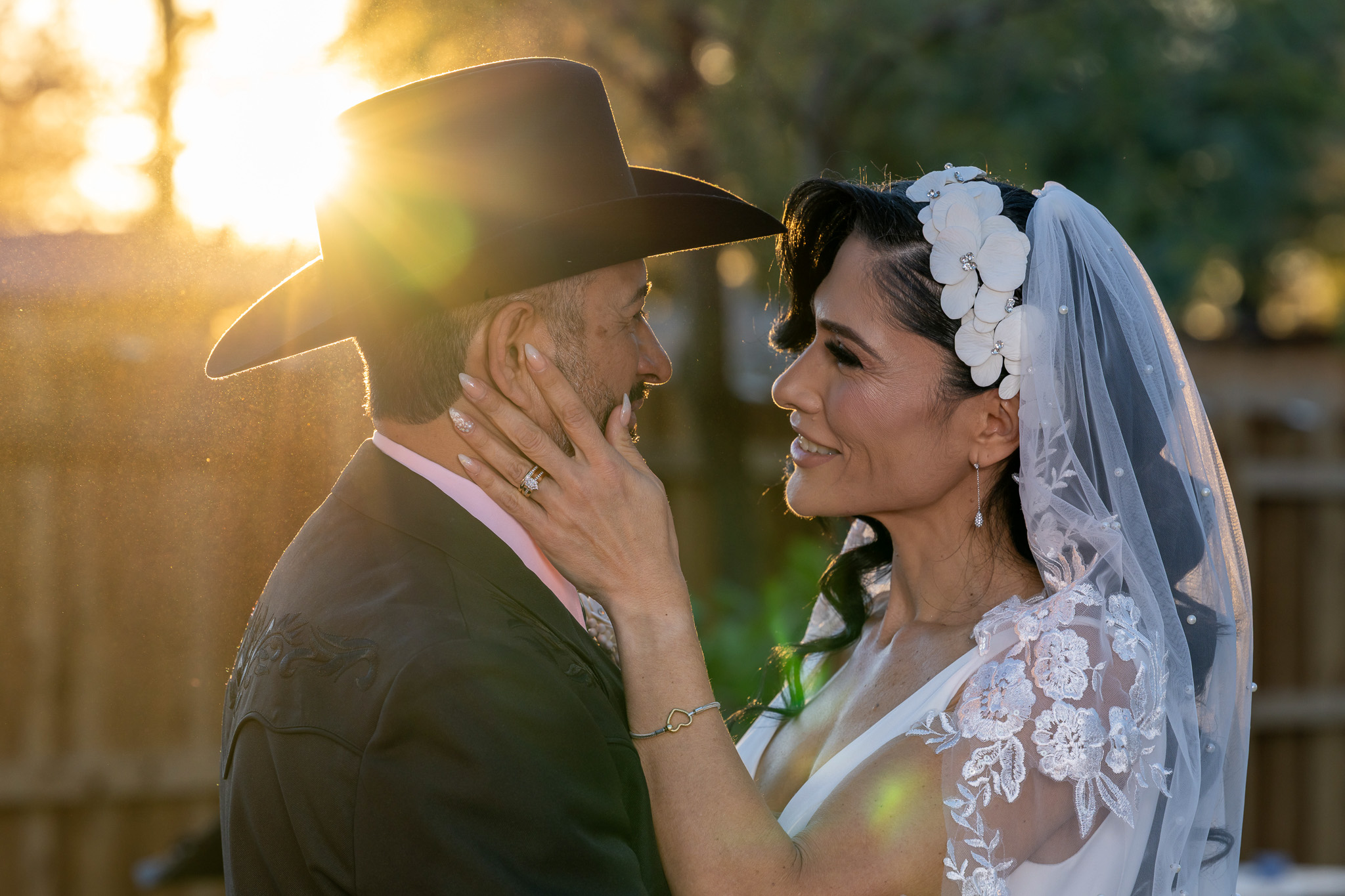 A1T Productions wedding photography at sunset, Las Vegas